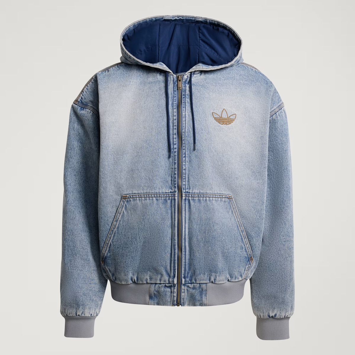 アディダスオリジナルス　デニム　PADDED ジャケット　S Men's Adidas Orginals Padded Jacket - Indigo Denim