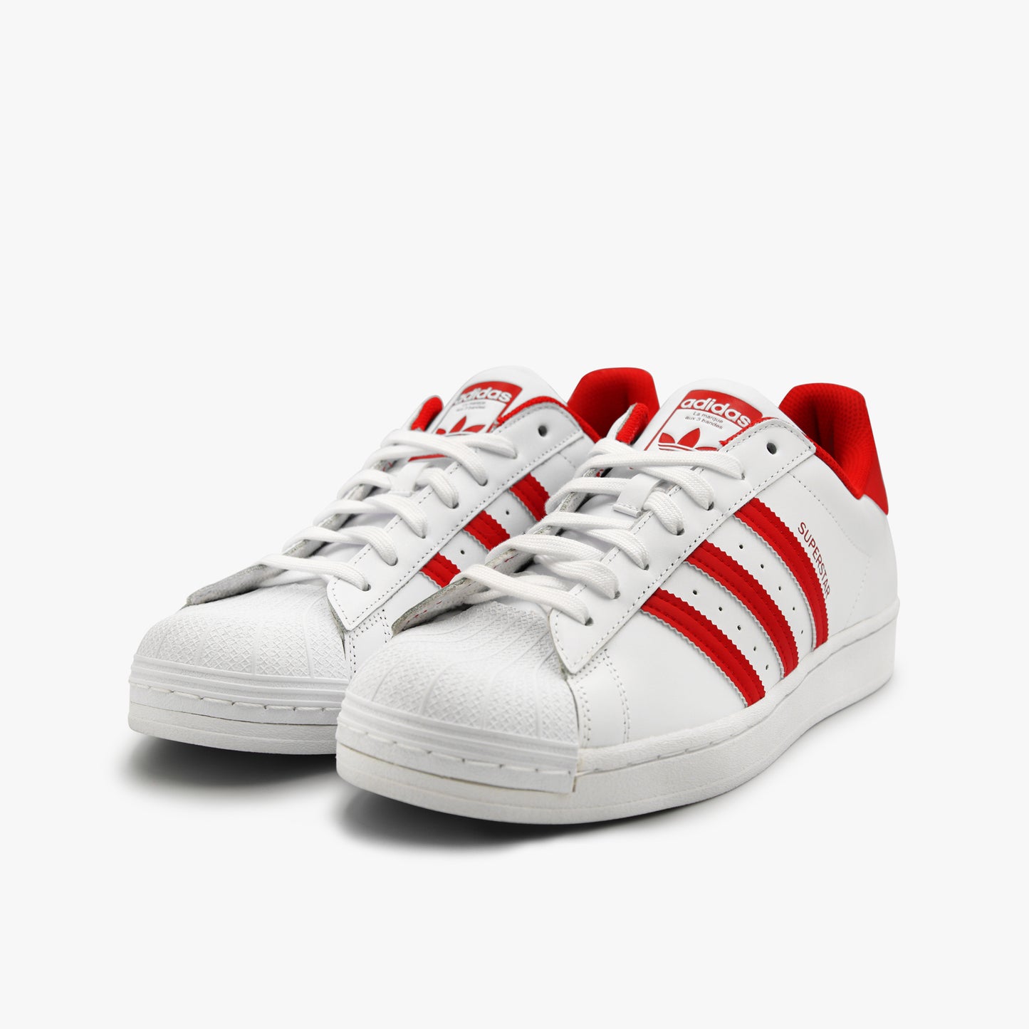 Men's Adidas Superstar - White/Red