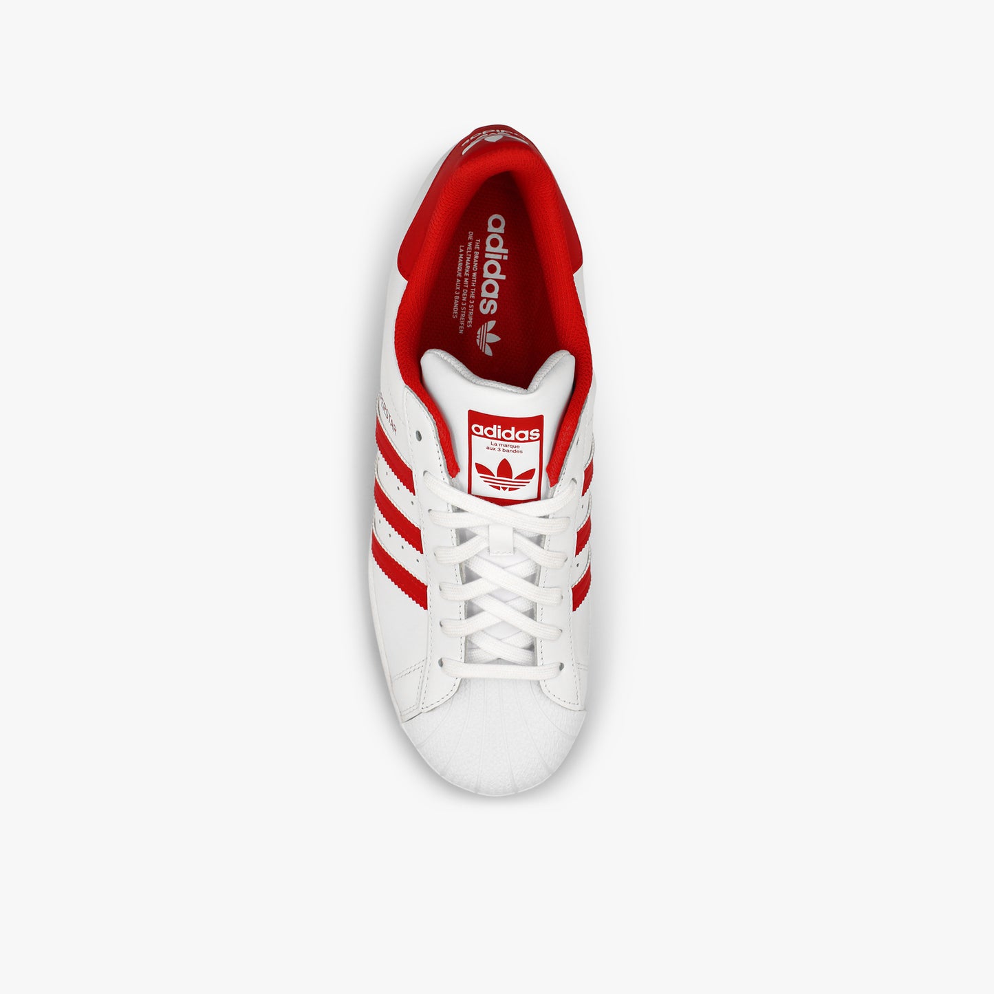 Men's Adidas Superstar - White/Red