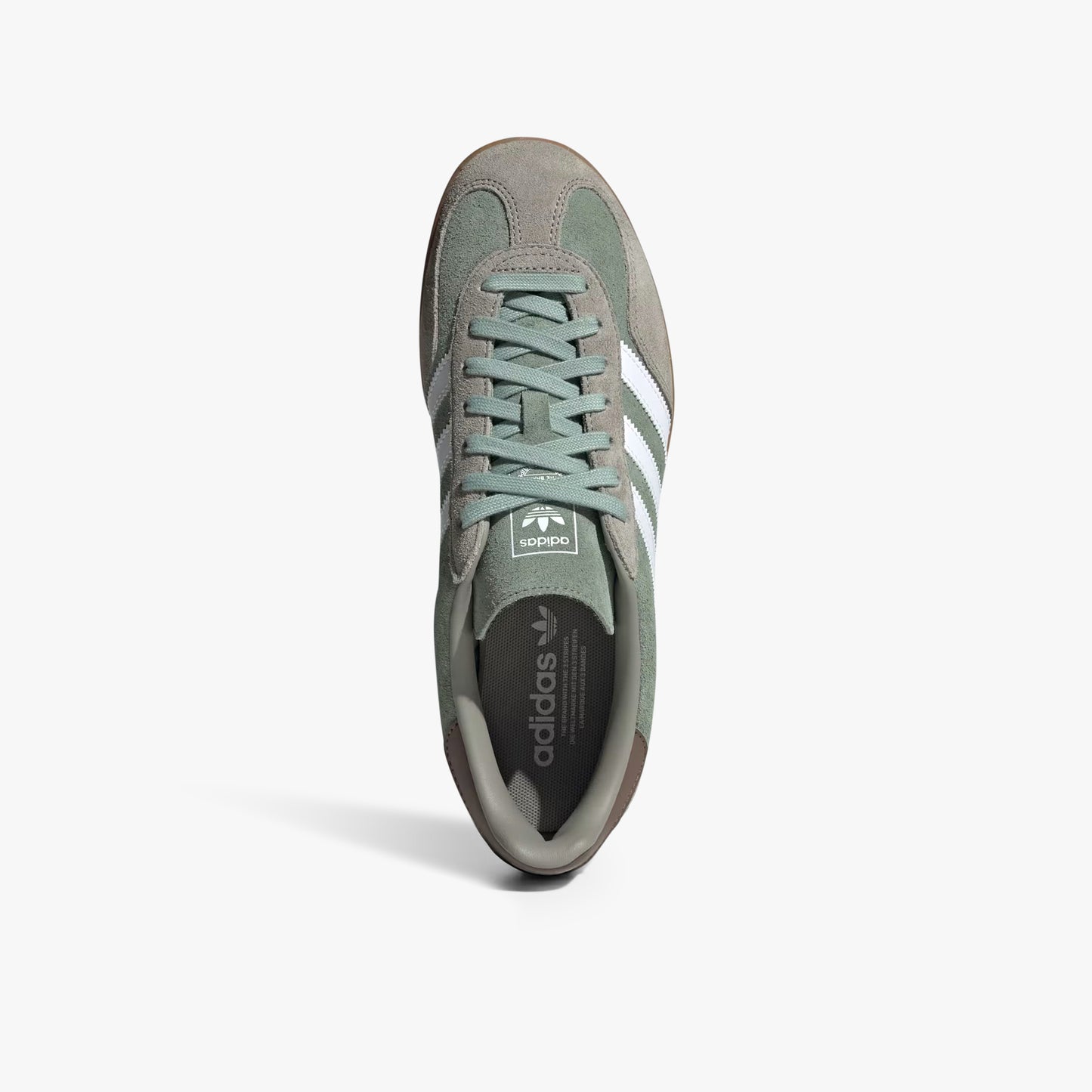 Men's Adidas Gazelle Indoor - Green/Brown