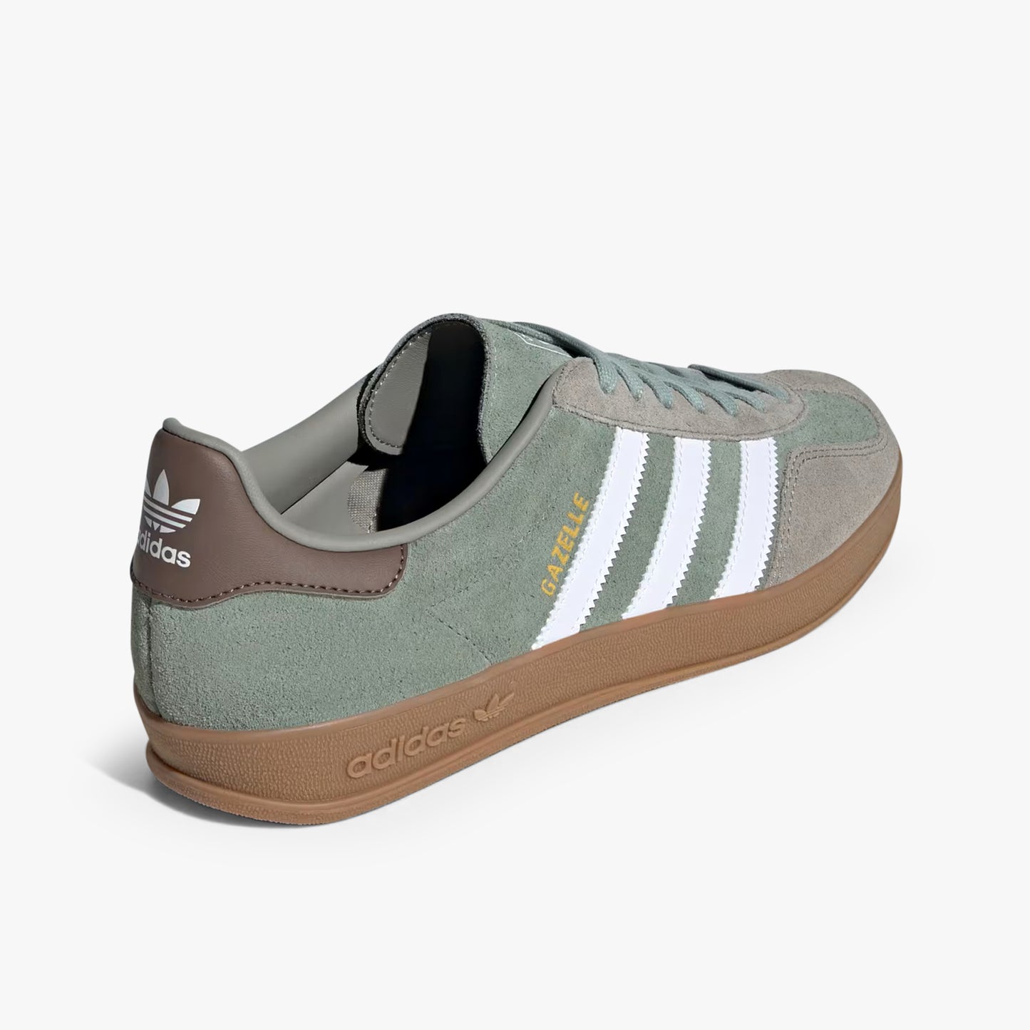 Men's Adidas Gazelle Indoor - Green/Brown