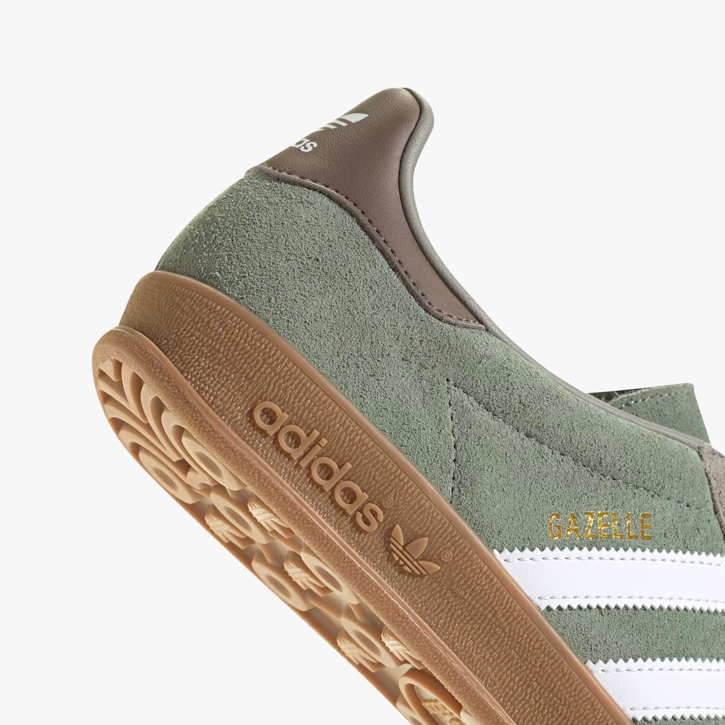 Men's Adidas Gazelle Indoor - Green/Brown