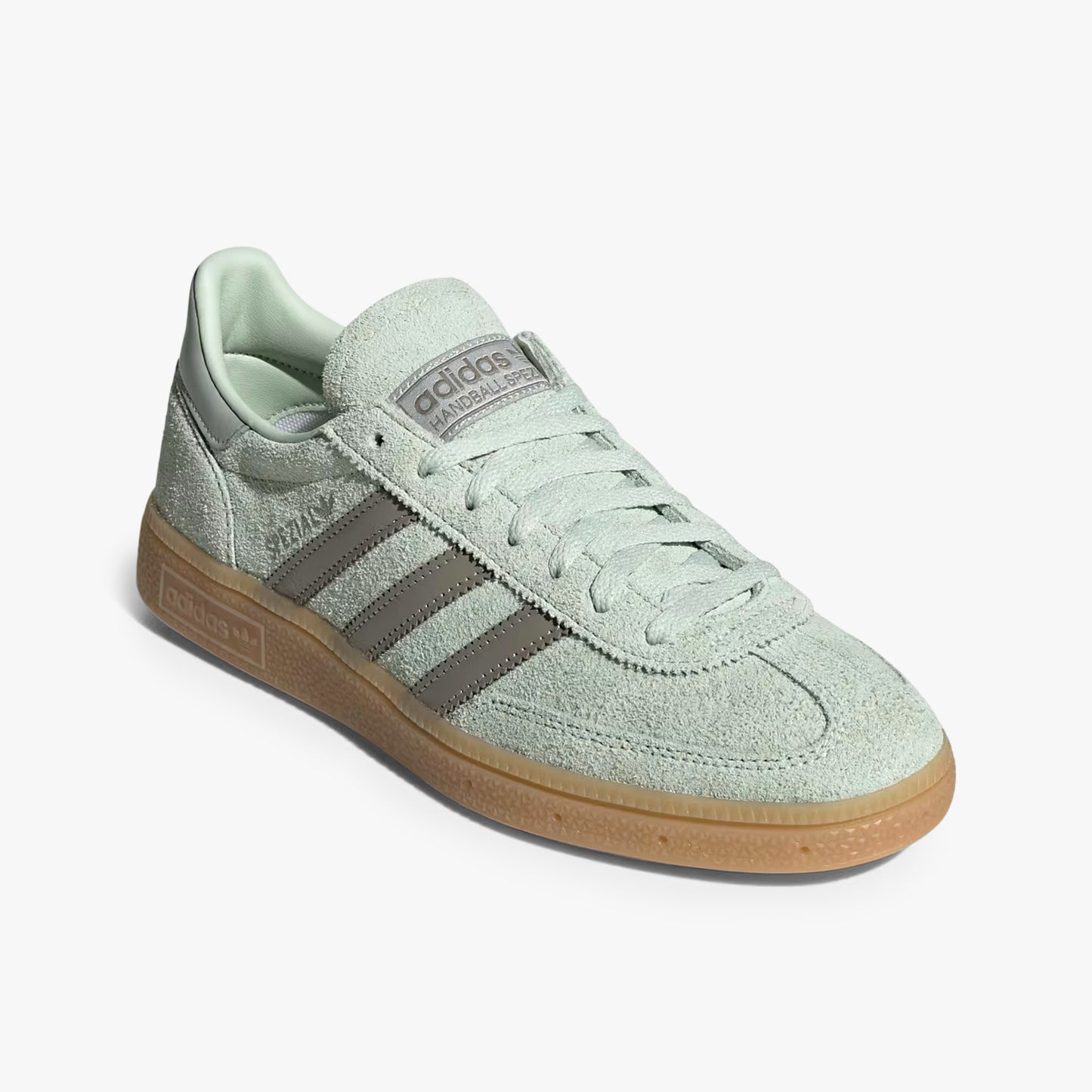 Women's Adidas Handball Spezial - Light Green/Dark Green