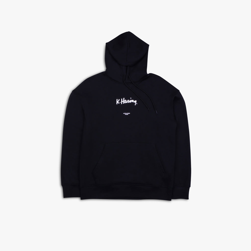 Men's Jack & Jones Keith Haring Hoodie - Black