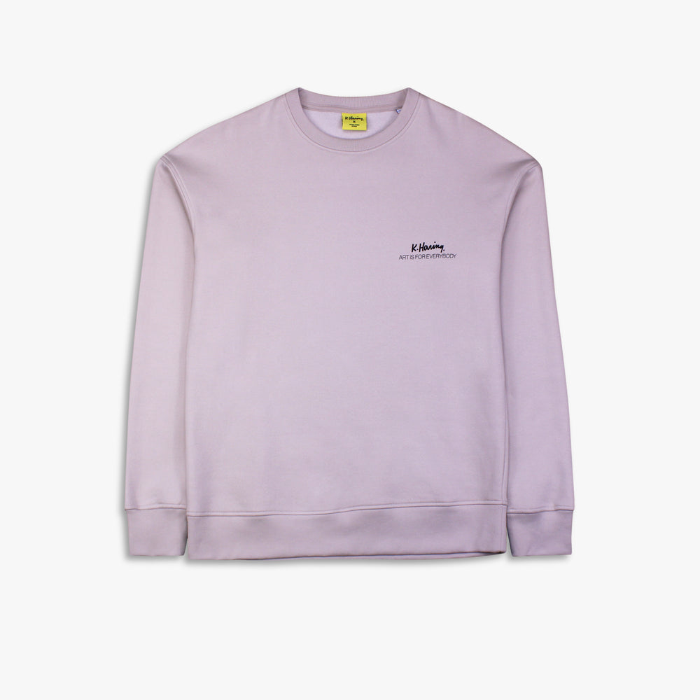 Men's Jack & Jones Keith Haring Crew Neck Sweater - 'Moonbeam'