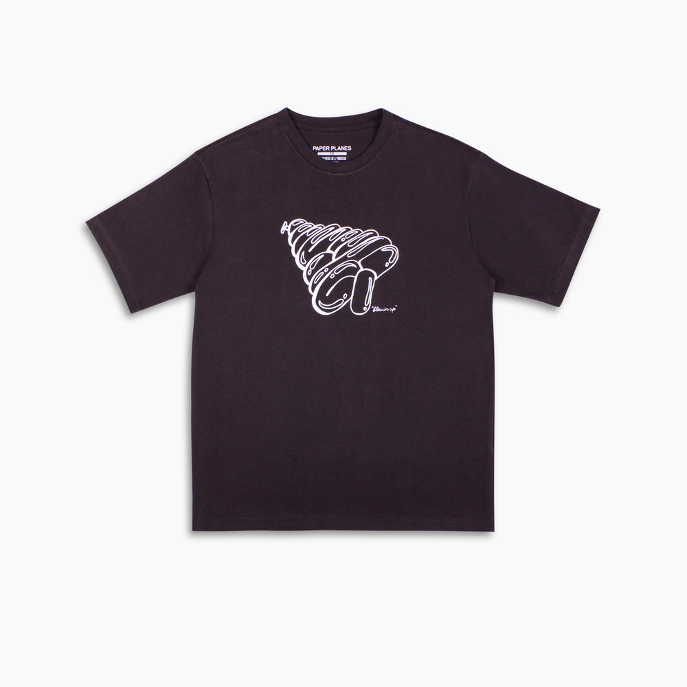 Men's Paper Planes Blowin' Up Heavyweight Tee - Brown