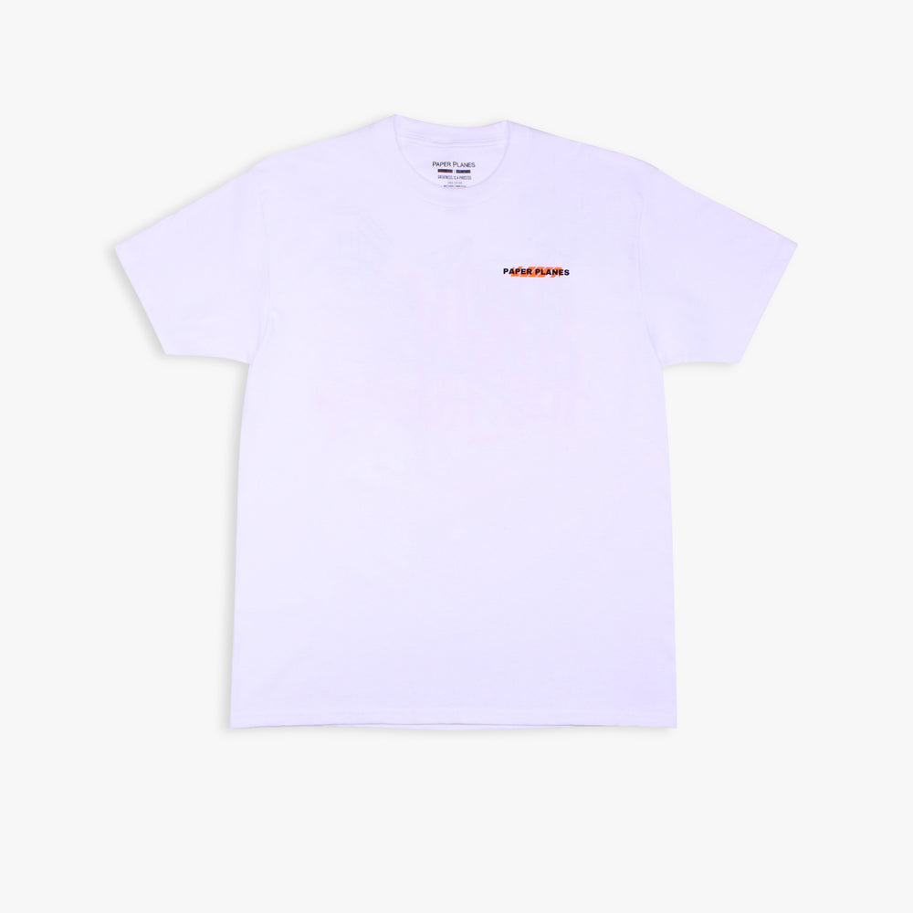 Men's Paper Planes Change The Rules Tee - White