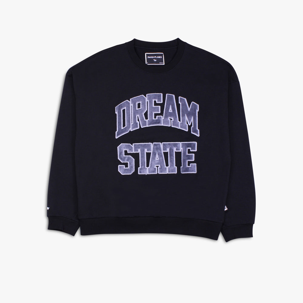 Men's Paper Planes Dream State Crewneck - Black