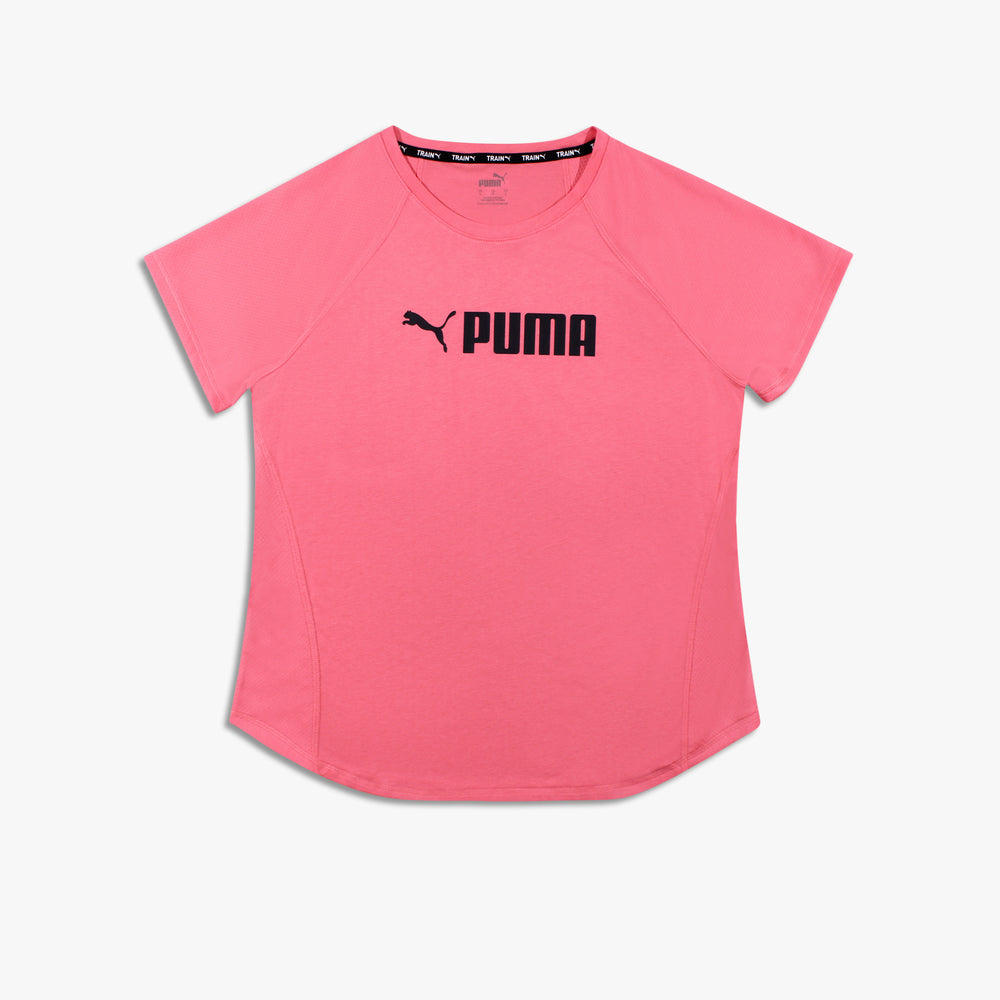 Women's Puma Fit Logo Tee - Pink