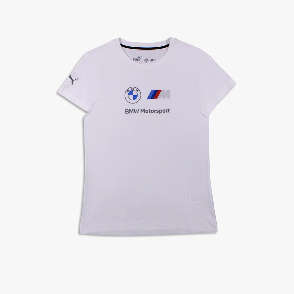 Women's Puma BMW MMS ESS Logo Tee - White