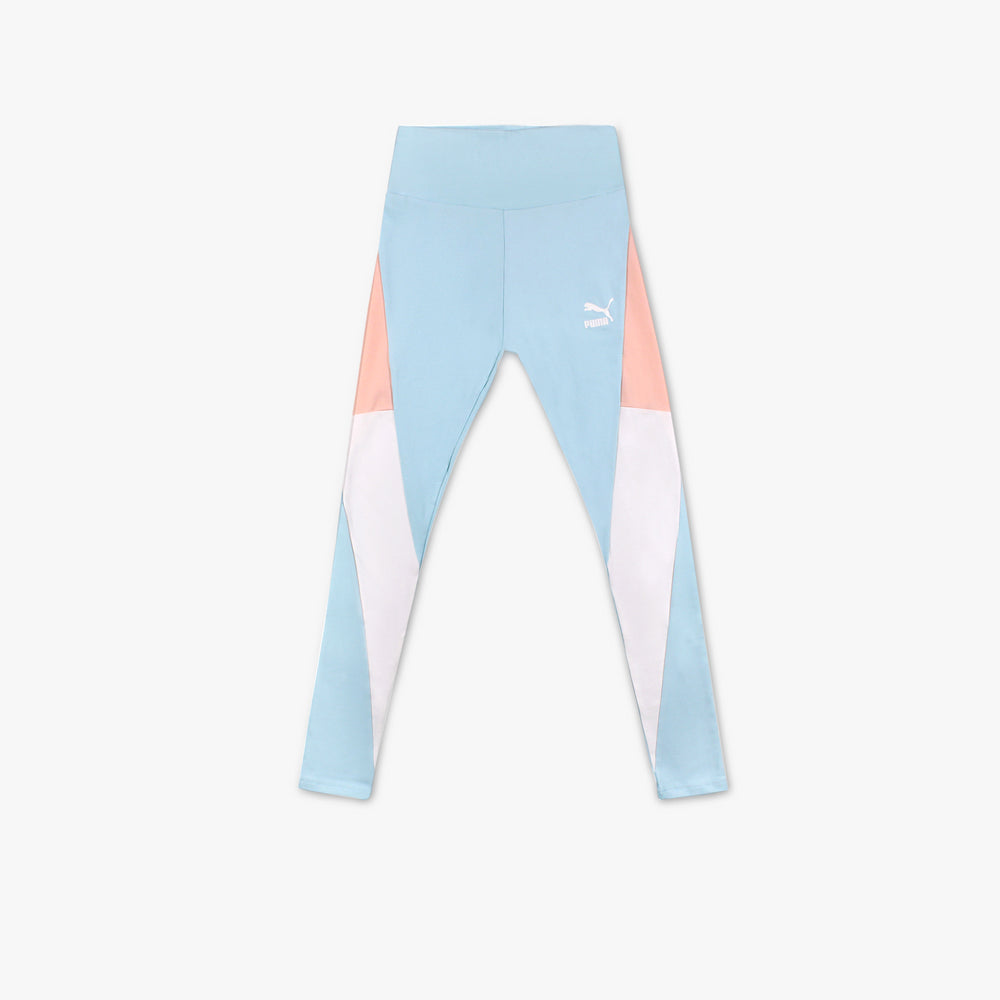 Women's Puma CLSX High Waist Leggings 'Eggshell Blue'