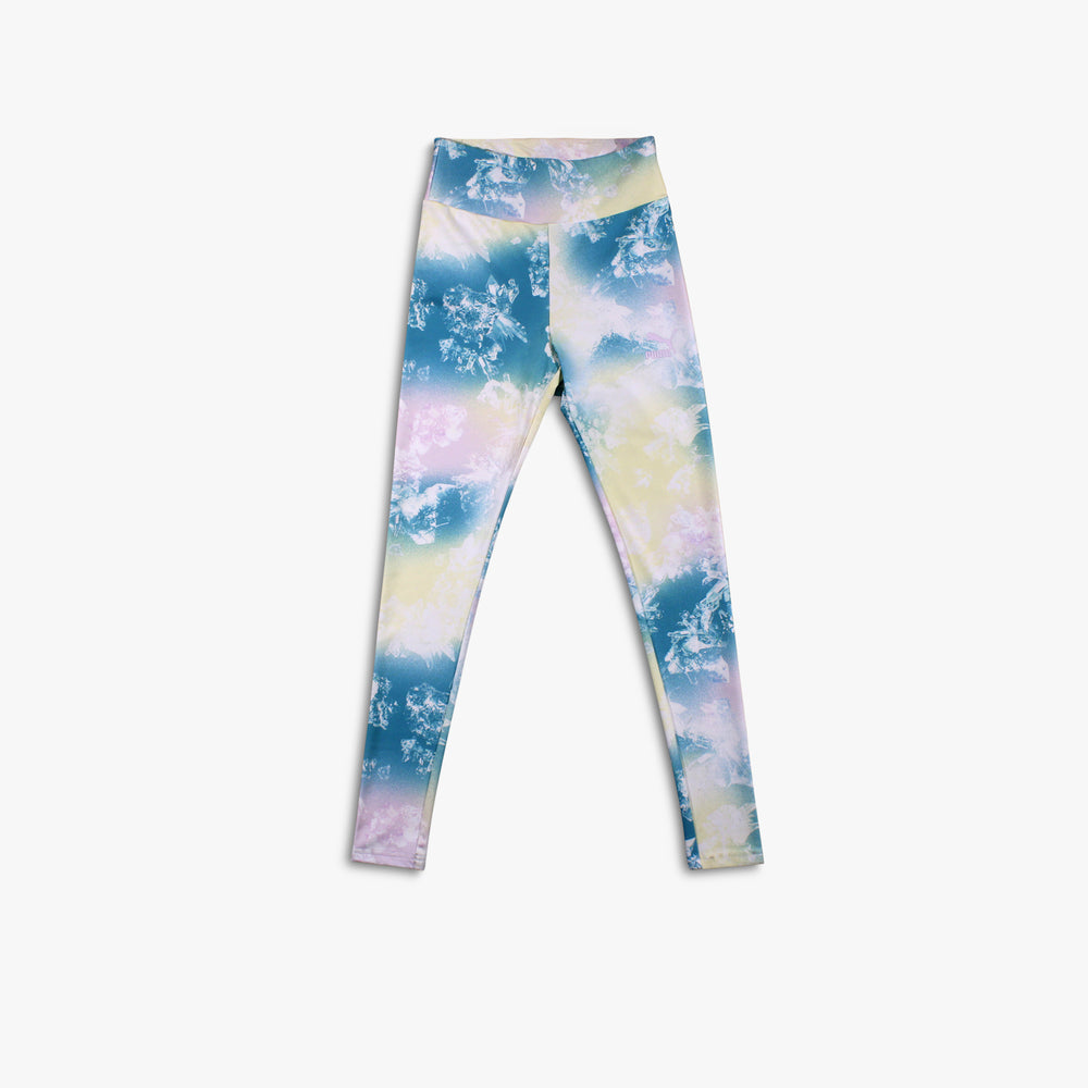 Women's Puma Crystal Galaxy High Waist AOP Leggings 'Porcelain'