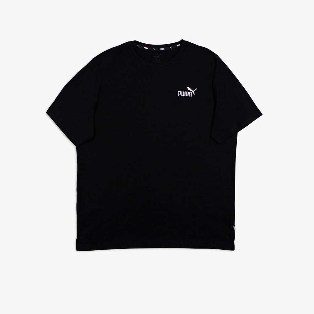 Women’s Puma Essentials+ Embroidery Logo Tee - Black