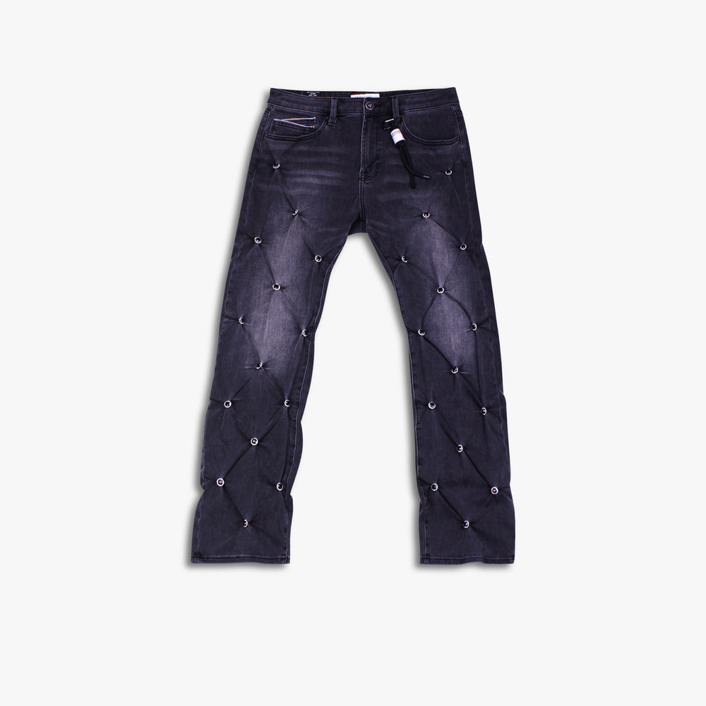 Men's Cult of Individuality x EL Gulfa Grunge Baggy 607 Jeans - Darts