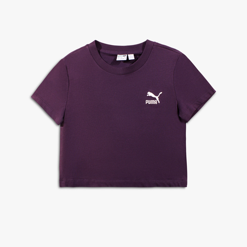 
                  
                    Women's Puma Classics Baby Tee 'Midnight Plum'
                  
                