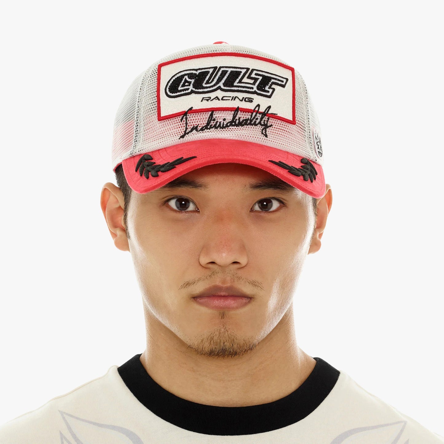 
                  
                    Cult Of Individuality All Over Mesh Trucker Hat - 'Winter White'
                  
                