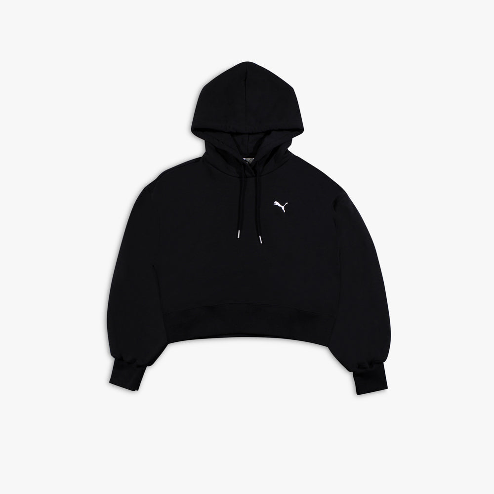 
                  
                    Women's Puma Wardrobe Essentials Cropped Hoodie - Black
                  
                