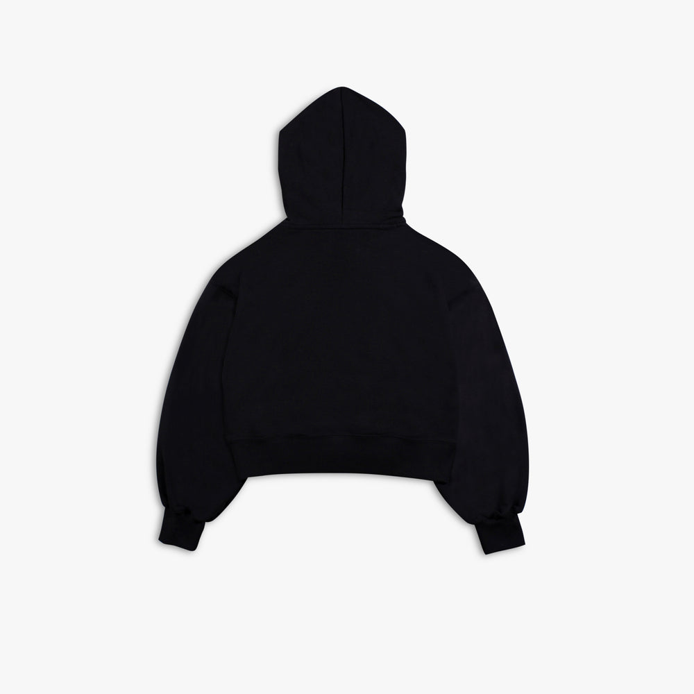 
                  
                    Women's Puma Wardrobe Essentials Cropped Hoodie - Black
                  
                