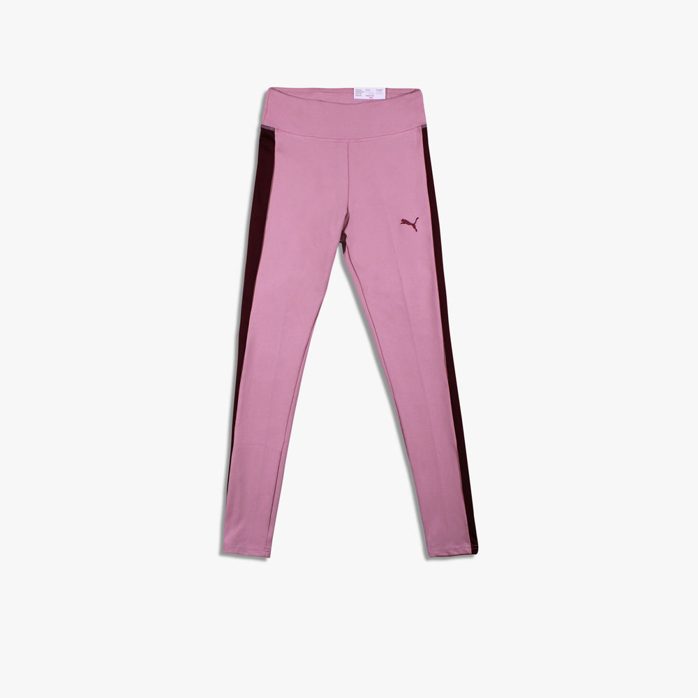 Women's Puma T7 Leggings 'Poised Pink/Ruby Shimmer'