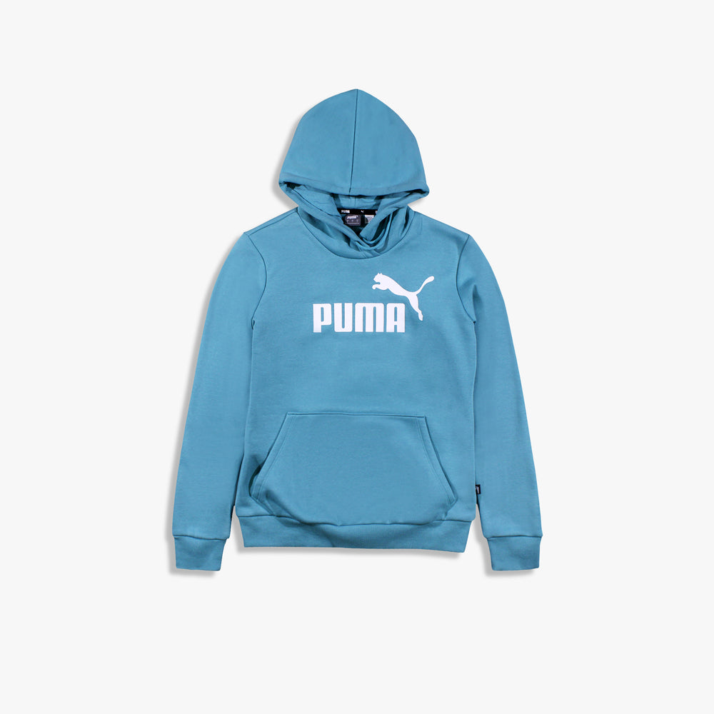Women's Puma Essentials Logo Hoodie - Turquoise