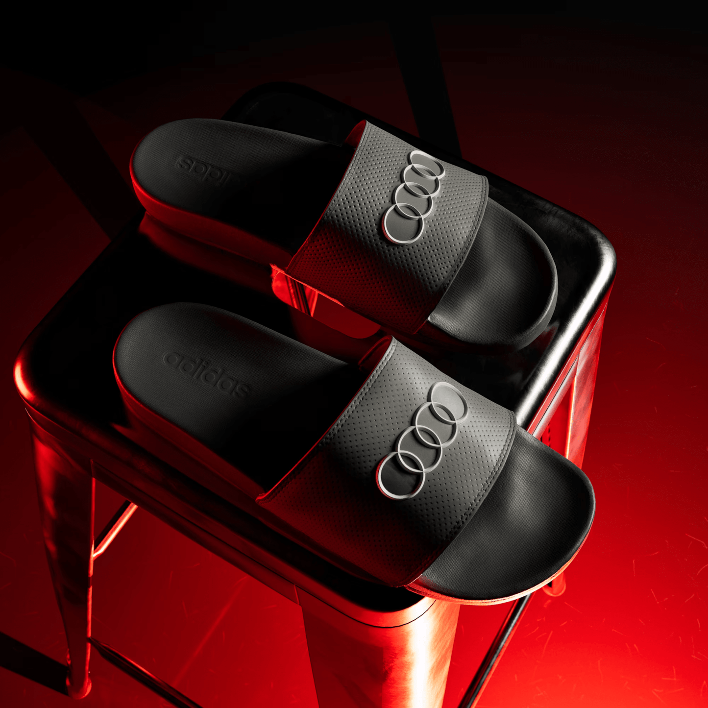 
                  
                    Men's Adilette Comfort Audi Revolut F1 Team Slides - 'Utility Black'
                  
                