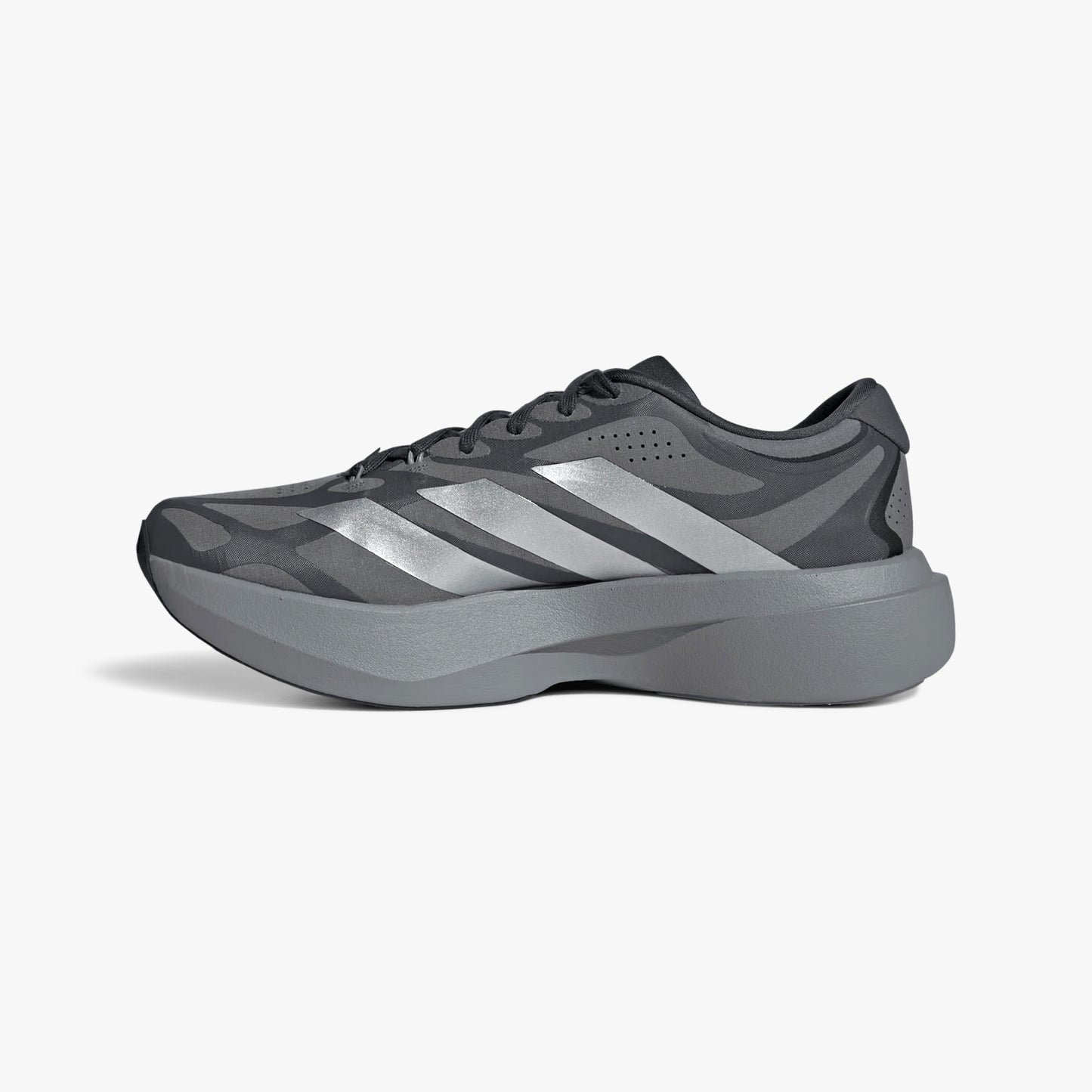 
                  
                    Men's Adidas Adizero Evo SL Exo - Grey Four / Silver Metallic / Grey Six'
                  
                