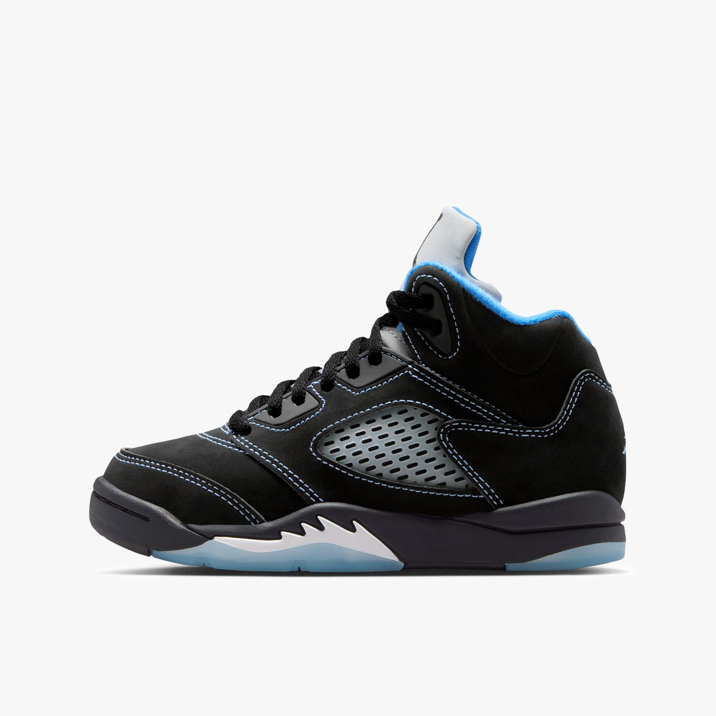 
                  
                    Preschool Jordan 5 Retro - 'Black Carolina' (RD:6/20/26)
                  
                