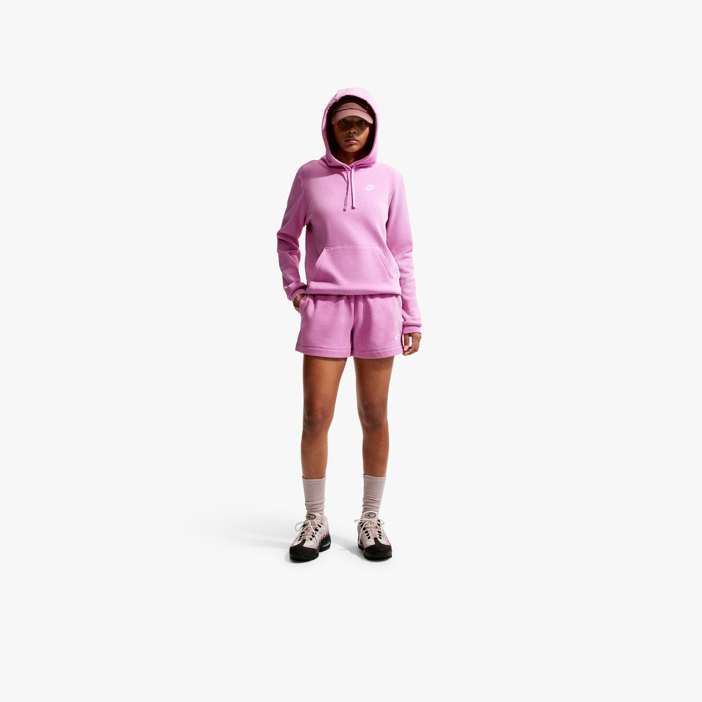 
                  
                    Women's Nike Sportswear Club Fleece Mid-Rise Shorts - 'Purple'
                  
                