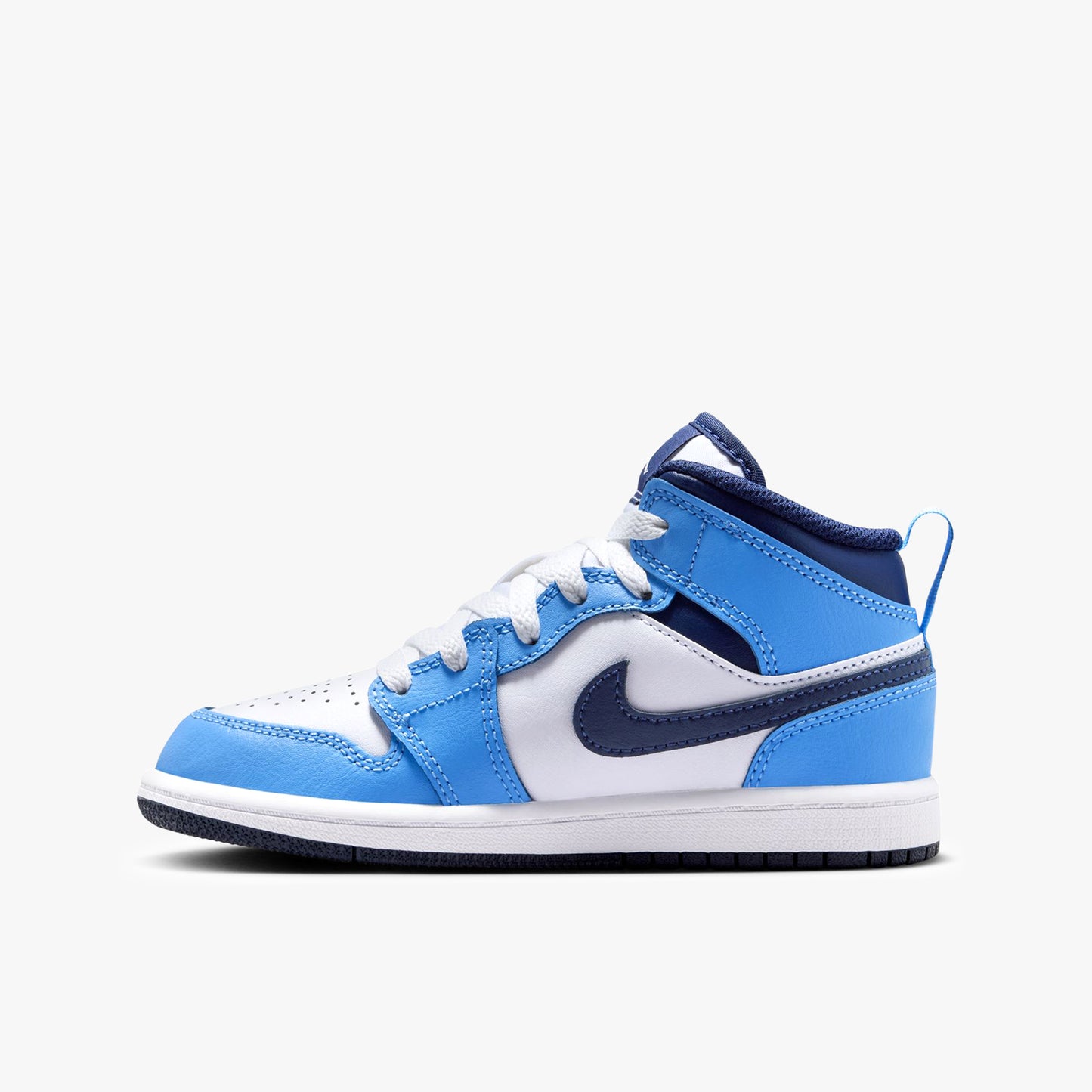 
                  
                    Preschool Jordan 1 Mid - 'University Blue Midnight Navy'
                  
                