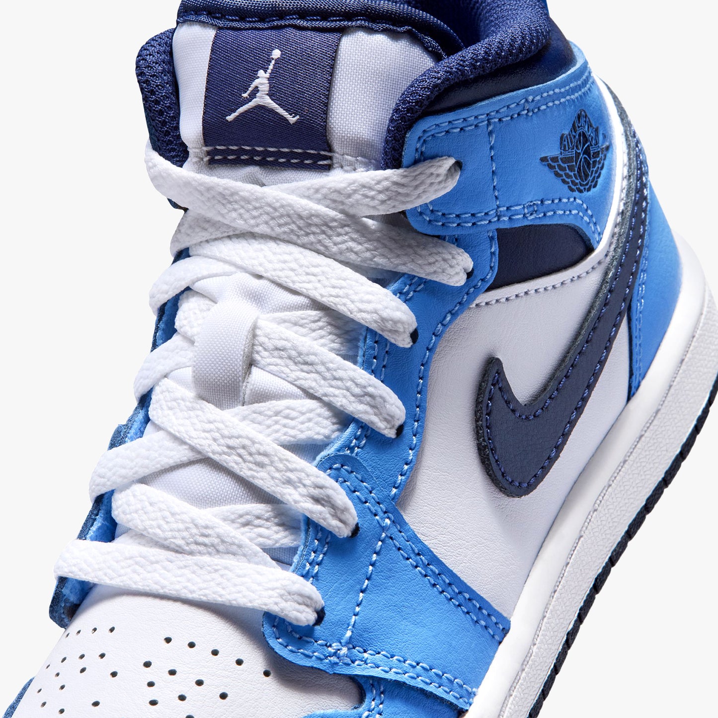 
                  
                    Preschool Jordan 1 Mid - 'University Blue Midnight Navy'
                  
                