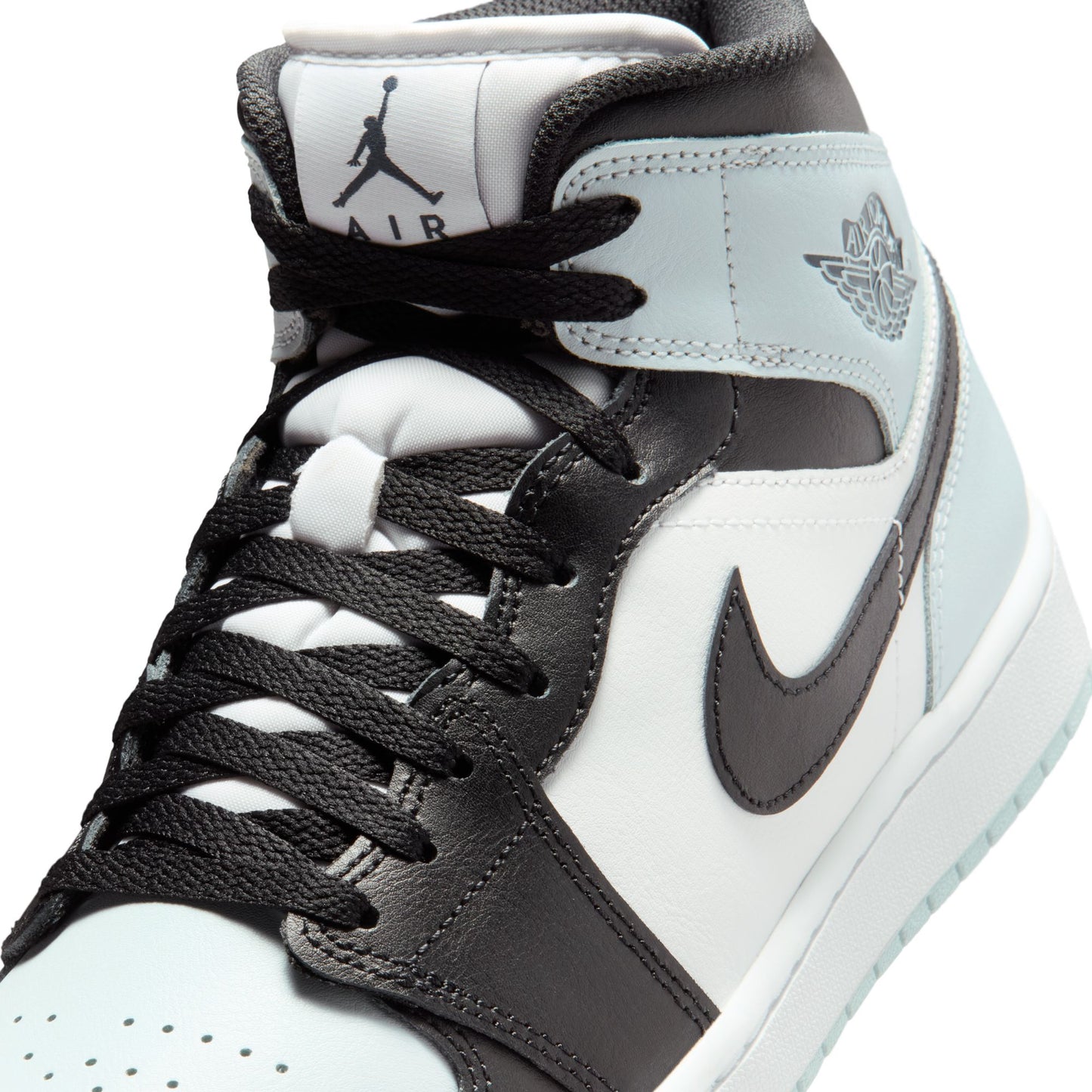 
                  
                    Men's Air Jordan 1 Mid - 'Black/Squadron Blue/Aura-White'
                  
                