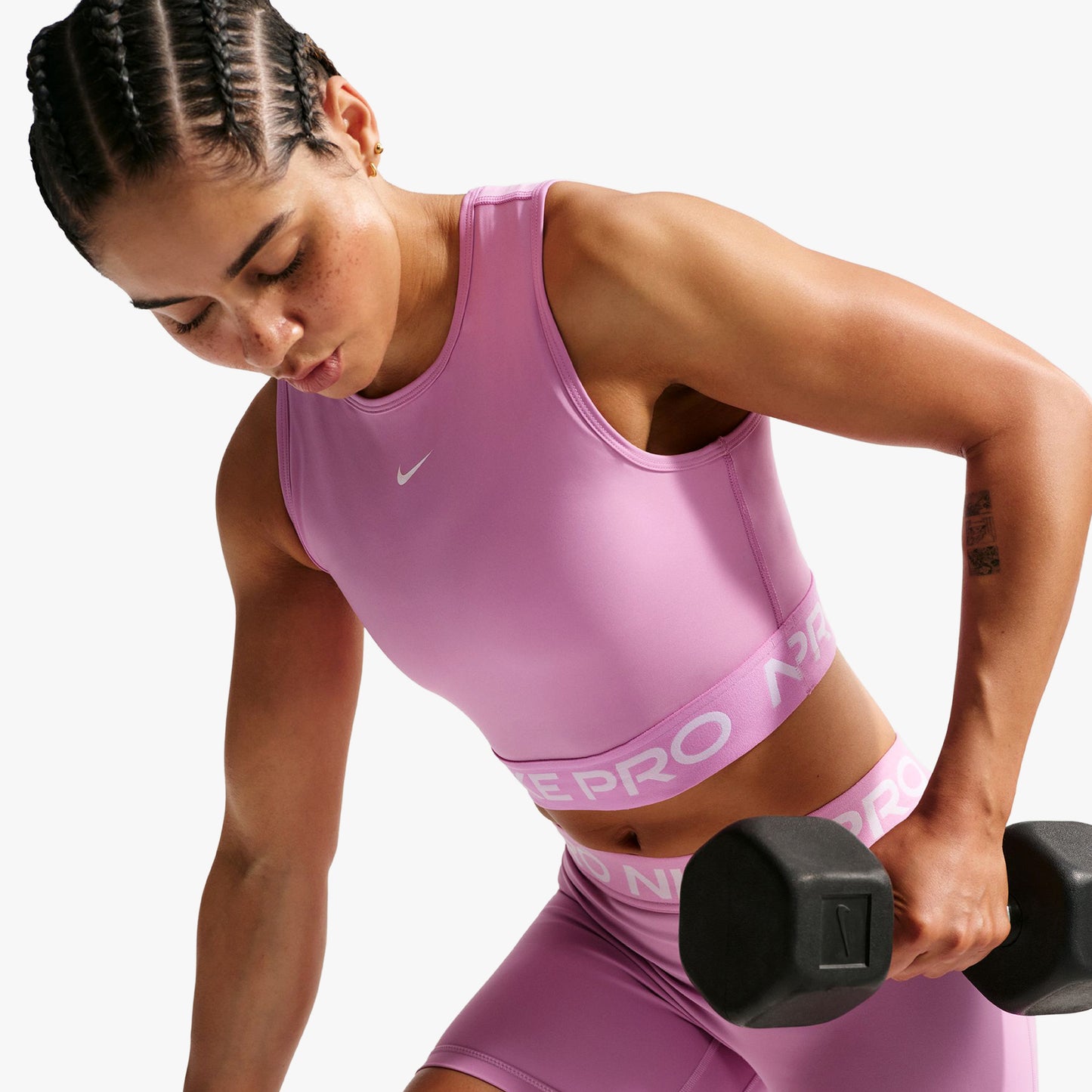 
                  
                    Women's Nike Pro Dri-FIT Cropped Tank Top - 'Purple'
                  
                
