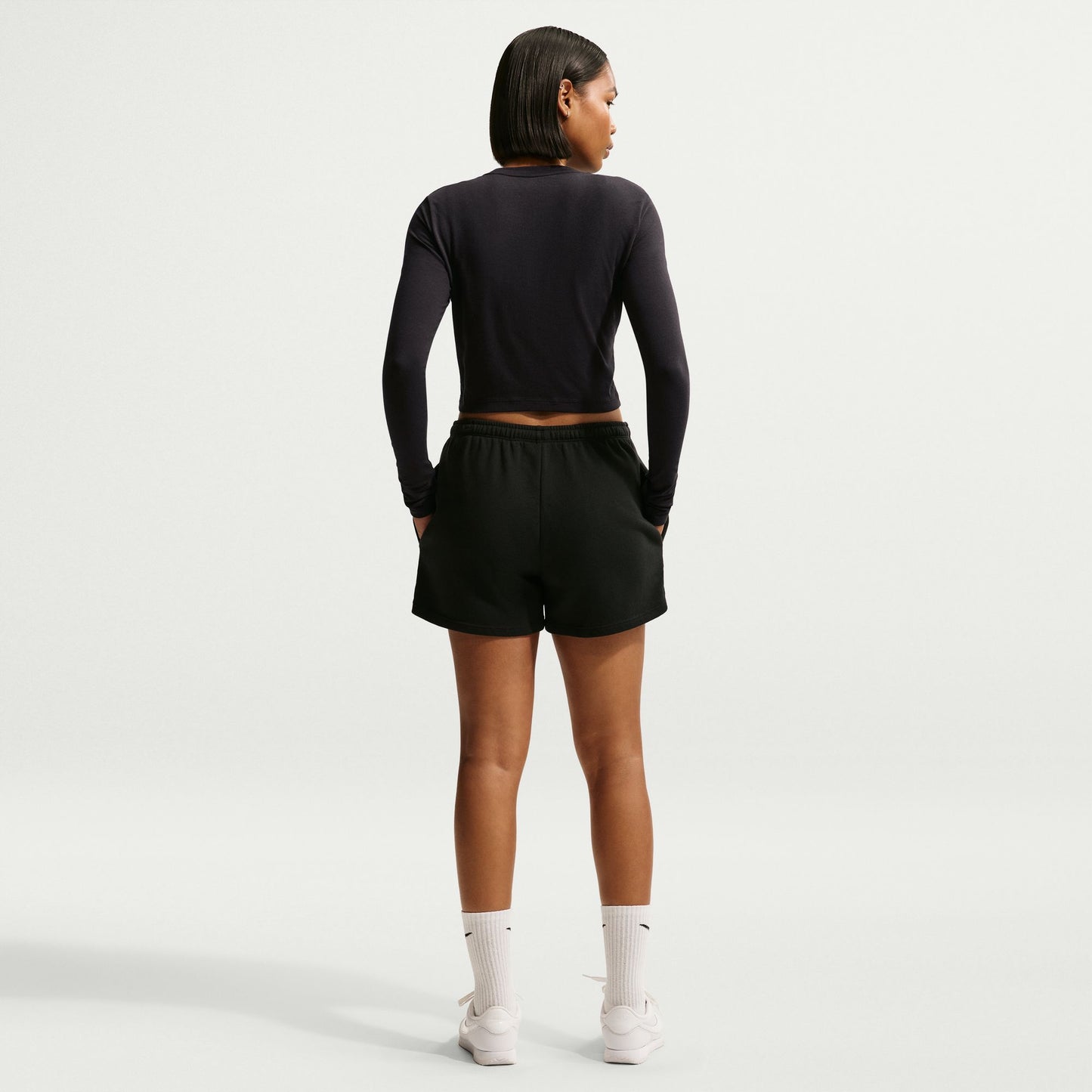 
                  
                    Women's Nike Sportswear Chill Knit Slim Long-Sleeve Cropped Top - 'Black'
                  
                