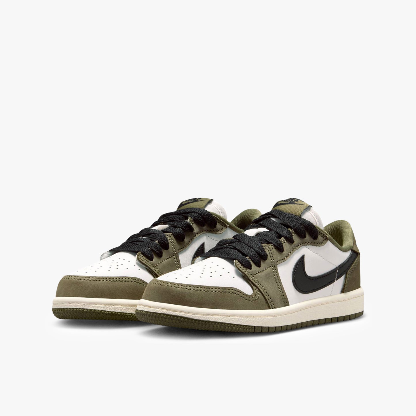 
                  
                    Preschool Jordan 1 Retro Low OG - 'Medium Olive' (RD:1/31/26)
                  
                
