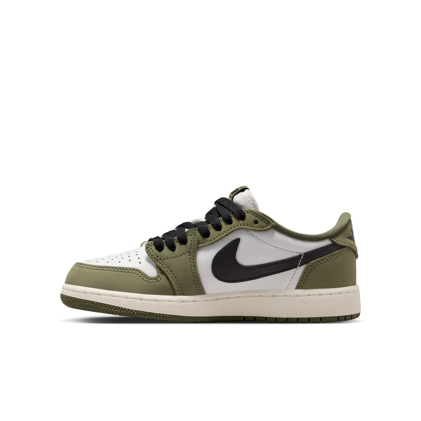 
                  
                    Gradeschool Air Jordan 1 Retro Low - 'Medium Olive' (RD:1/31/26)
                  
                
