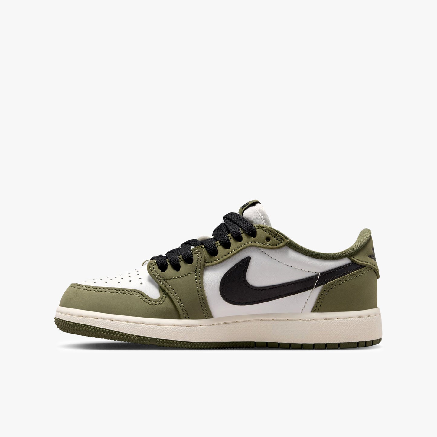 
                  
                    Gradeschool Air Jordan 1 Retro Low - 'Medium Olive' (RD:1/31/26)
                  
                