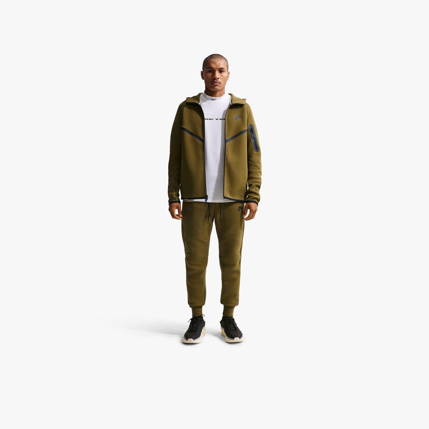
                  
                    Men's Nike Tech Fleece Windrunner Full-Zip Jacket - 'Olive Green'
                  
                