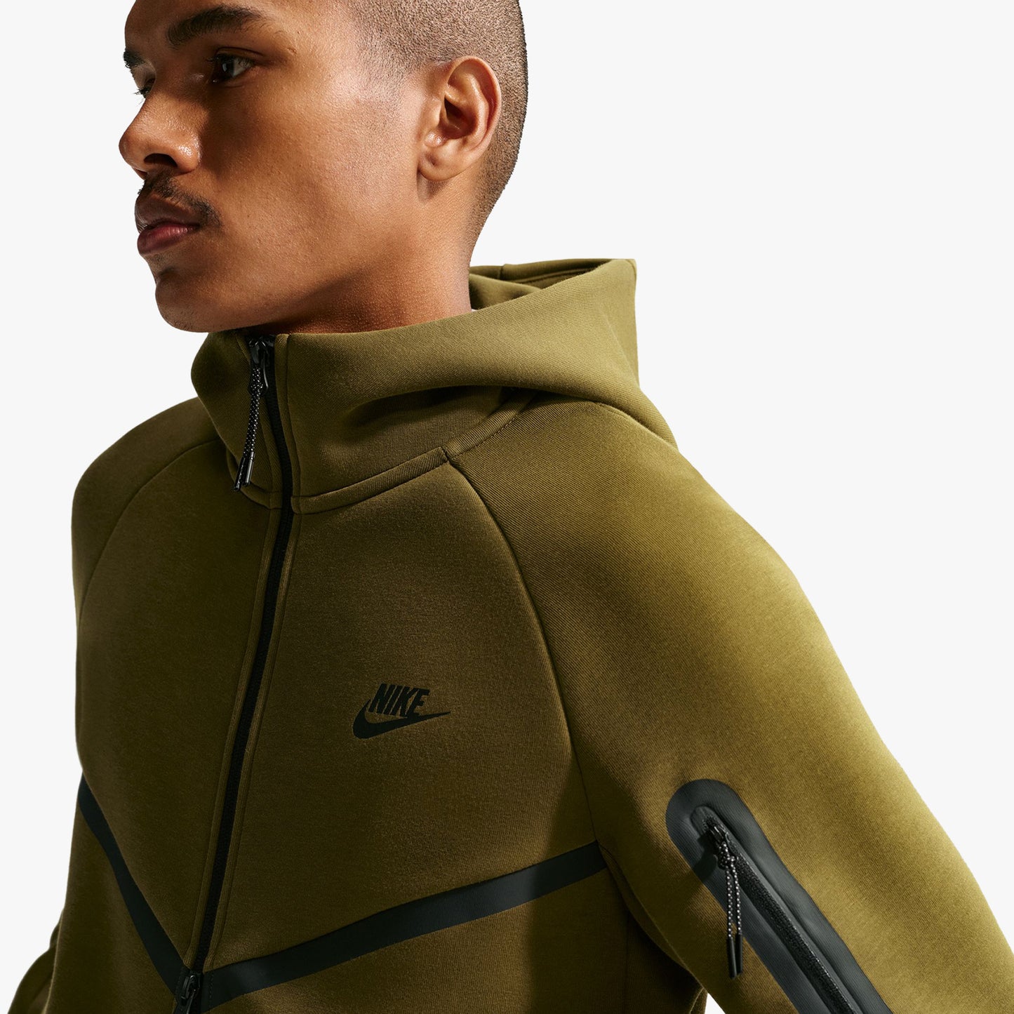 
                  
                    Men's Nike Tech Fleece Windrunner Full-Zip Jacket - 'Olive Green'
                  
                