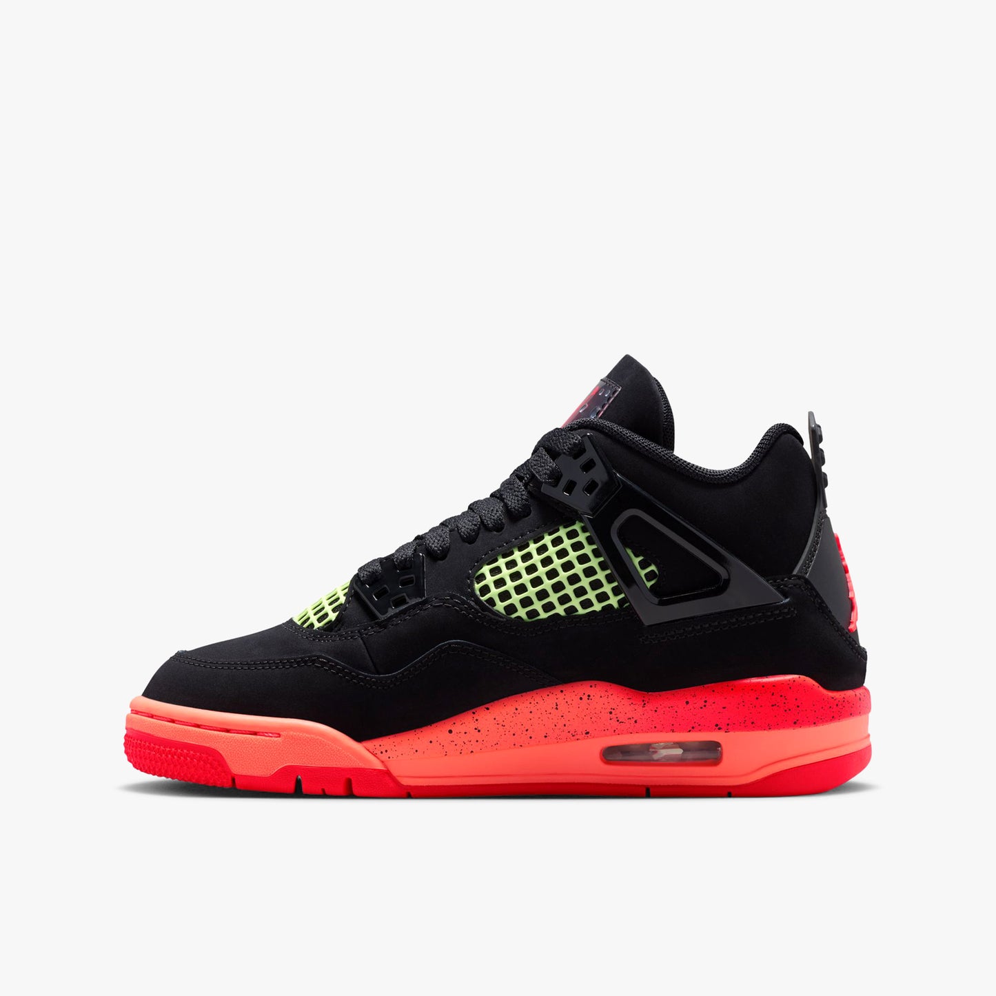 
                  
                    Gradeschool Air Jordan 4 Retro - 'Black Infrared Barely Volt' (RD:5/1/26)
                  
                