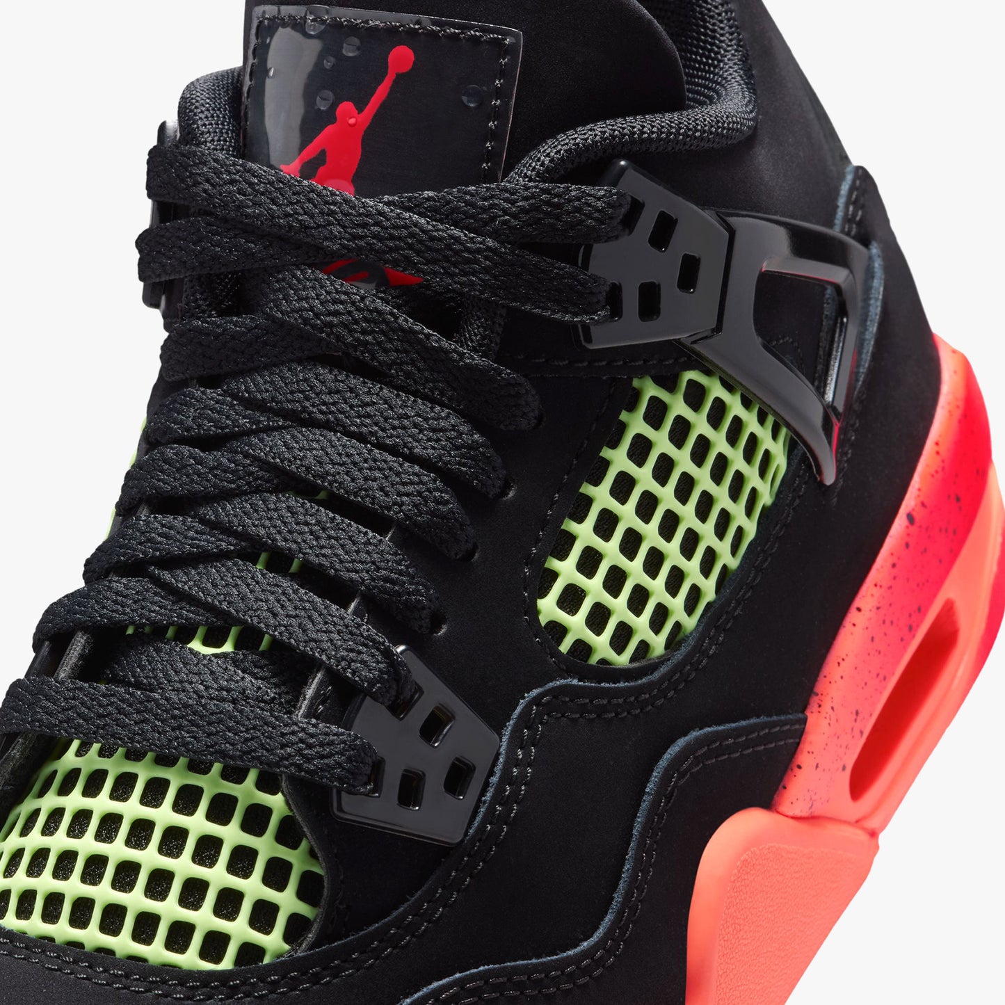 
                  
                    Gradeschool Air Jordan 4 Retro - 'Black Infrared Barely Volt' (RD:5/1/26)
                  
                