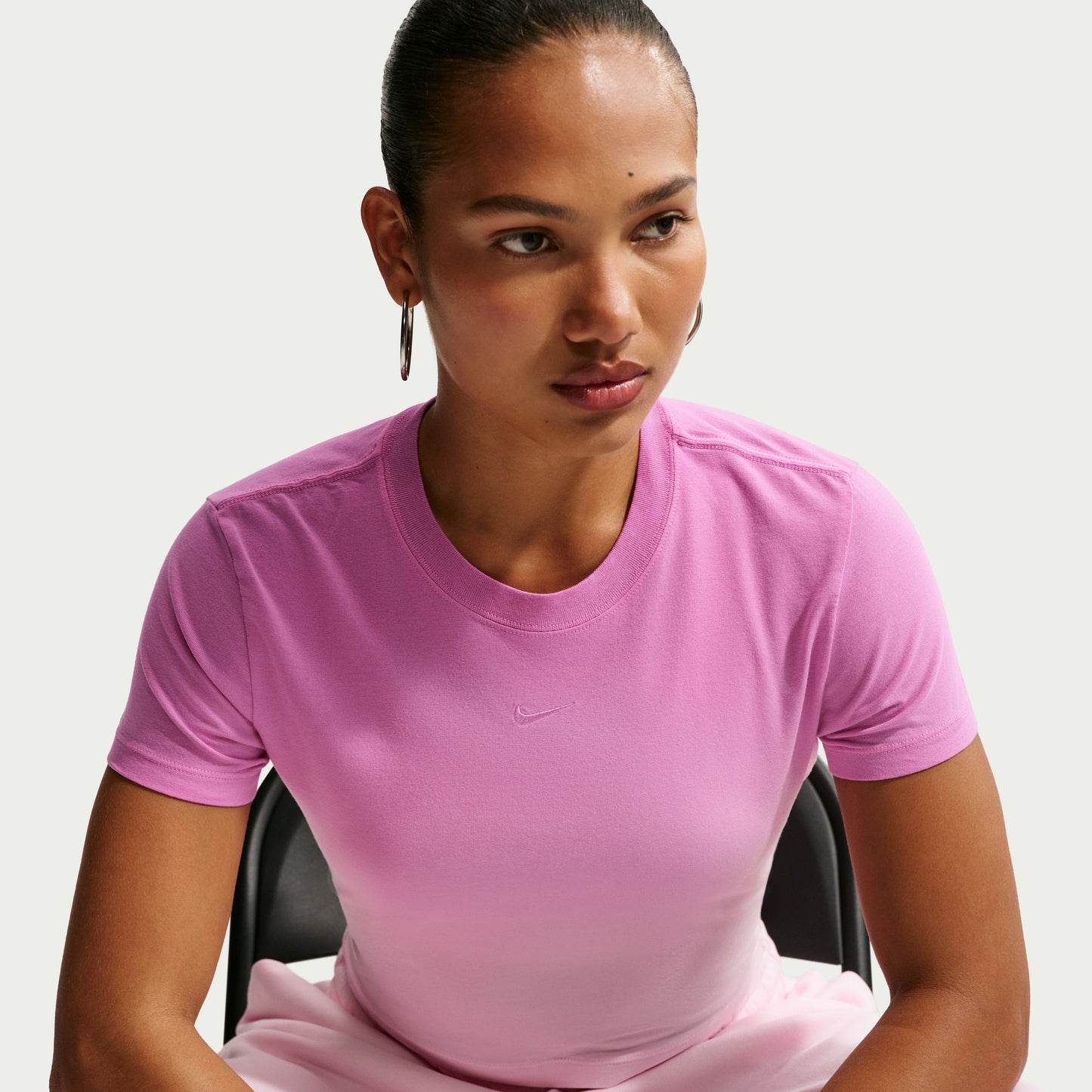 
                  
                    Women's Nike Sportswear Chill Knit Slim Cropped T-Shirt - 'Pink Foam'
                  
                