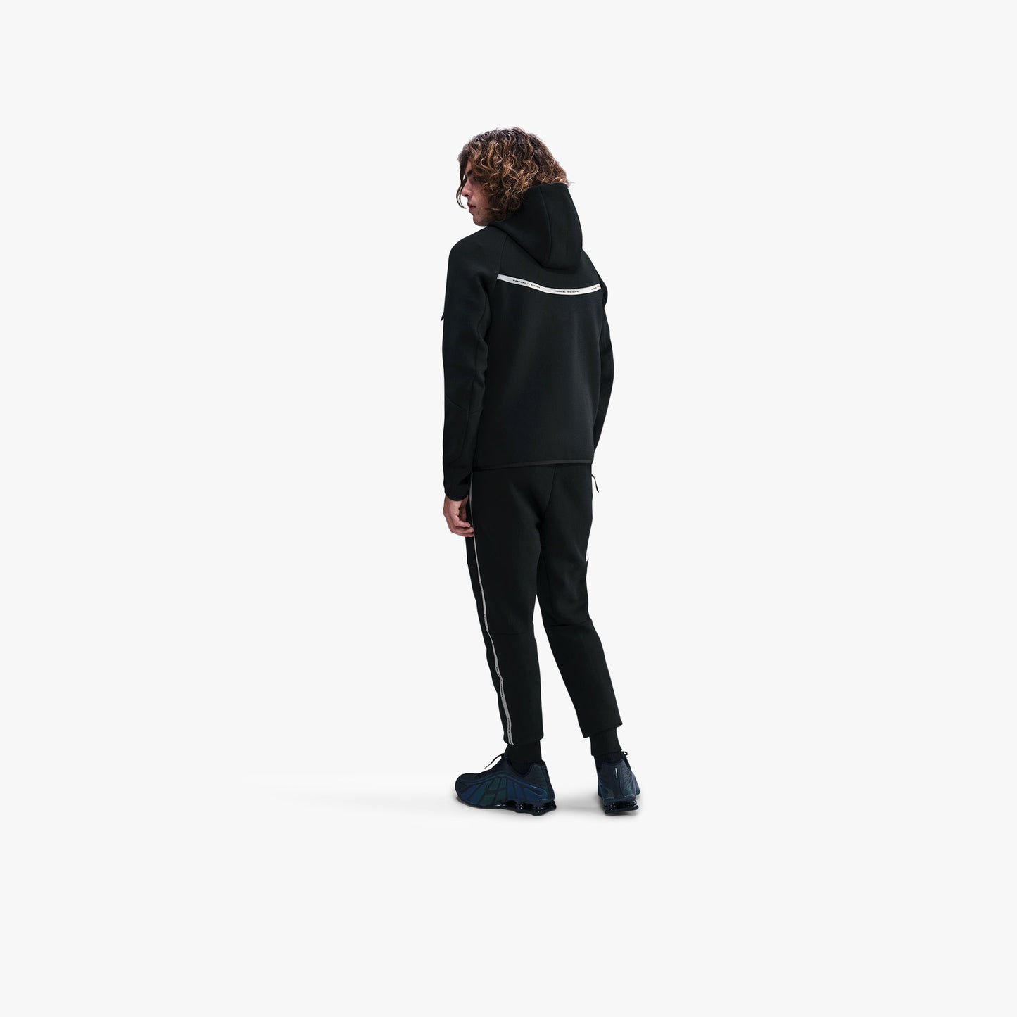 
                  
                    Men's Nike Tech Full-Zip Fleece Windrunner Jacket with Reflective Accents - 'Black'
                  
                