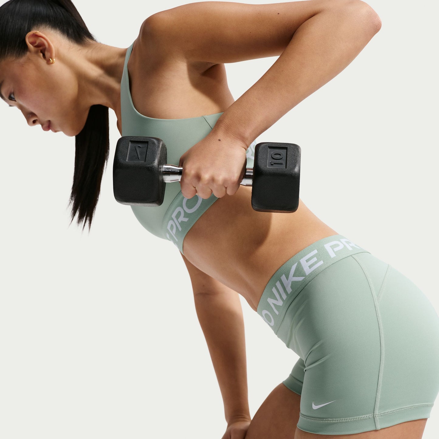 
                  
                    Women's Nike Pro Mid-Rise 3 inch Biker Shorts - 'Green'
                  
                