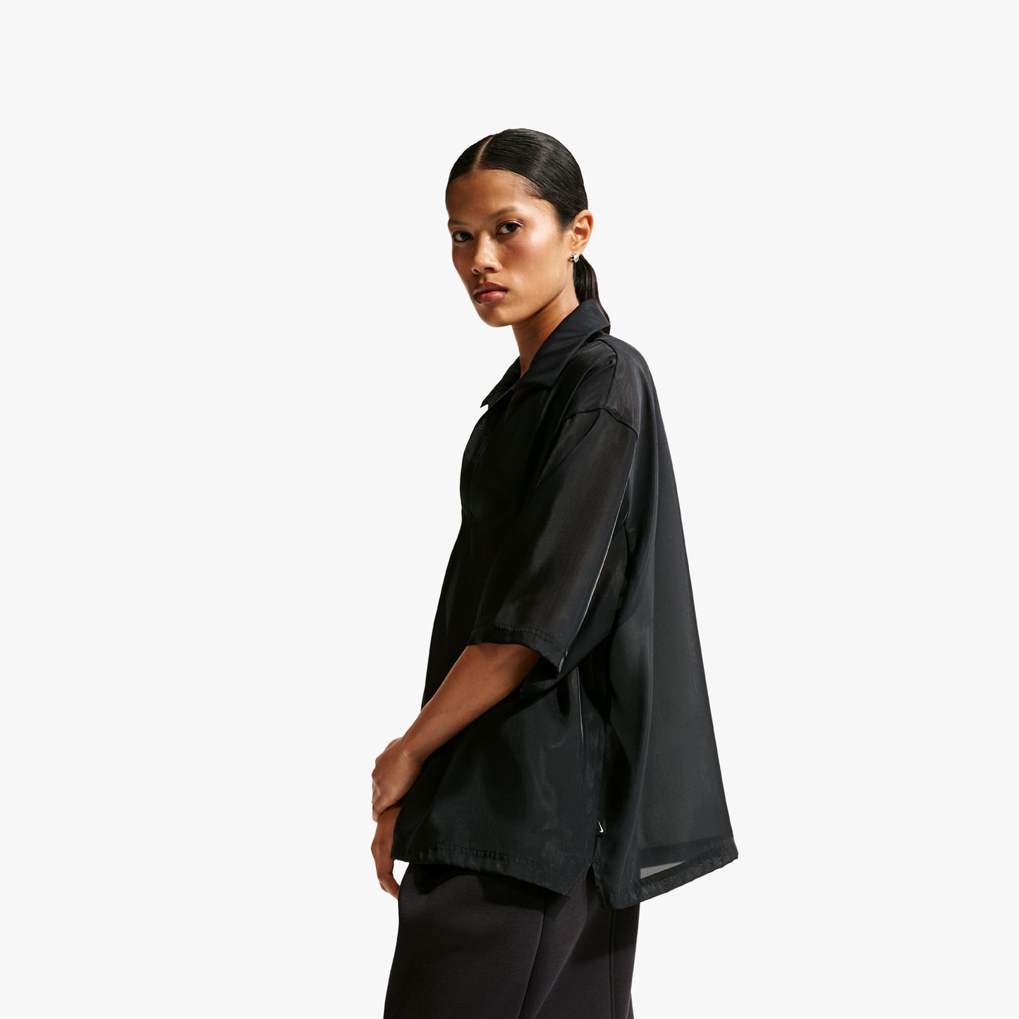 
                  
                    Women's Nike Sportswear Oversized Sheer Top - 'Black'
                  
                