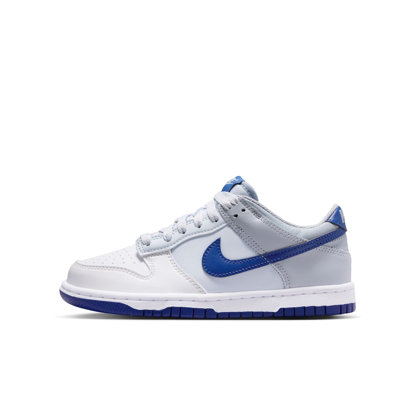 
                  
                    Gradeschool Nike Dunk Low - 'Summit White Deep Royal'
                  
                