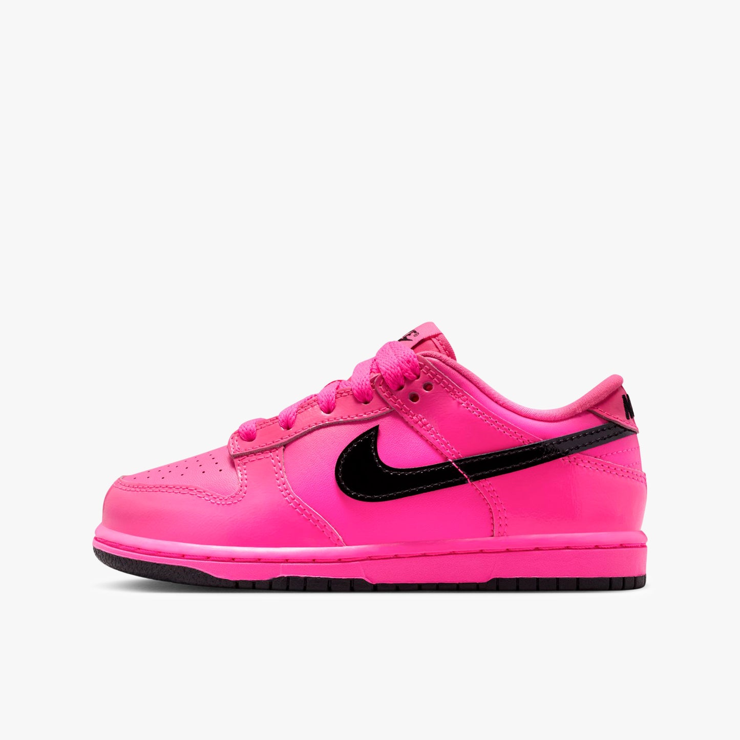 
                  
                    Preschool Nike Dunk Low SE - 'Pink Blast Black Patent'
                  
                