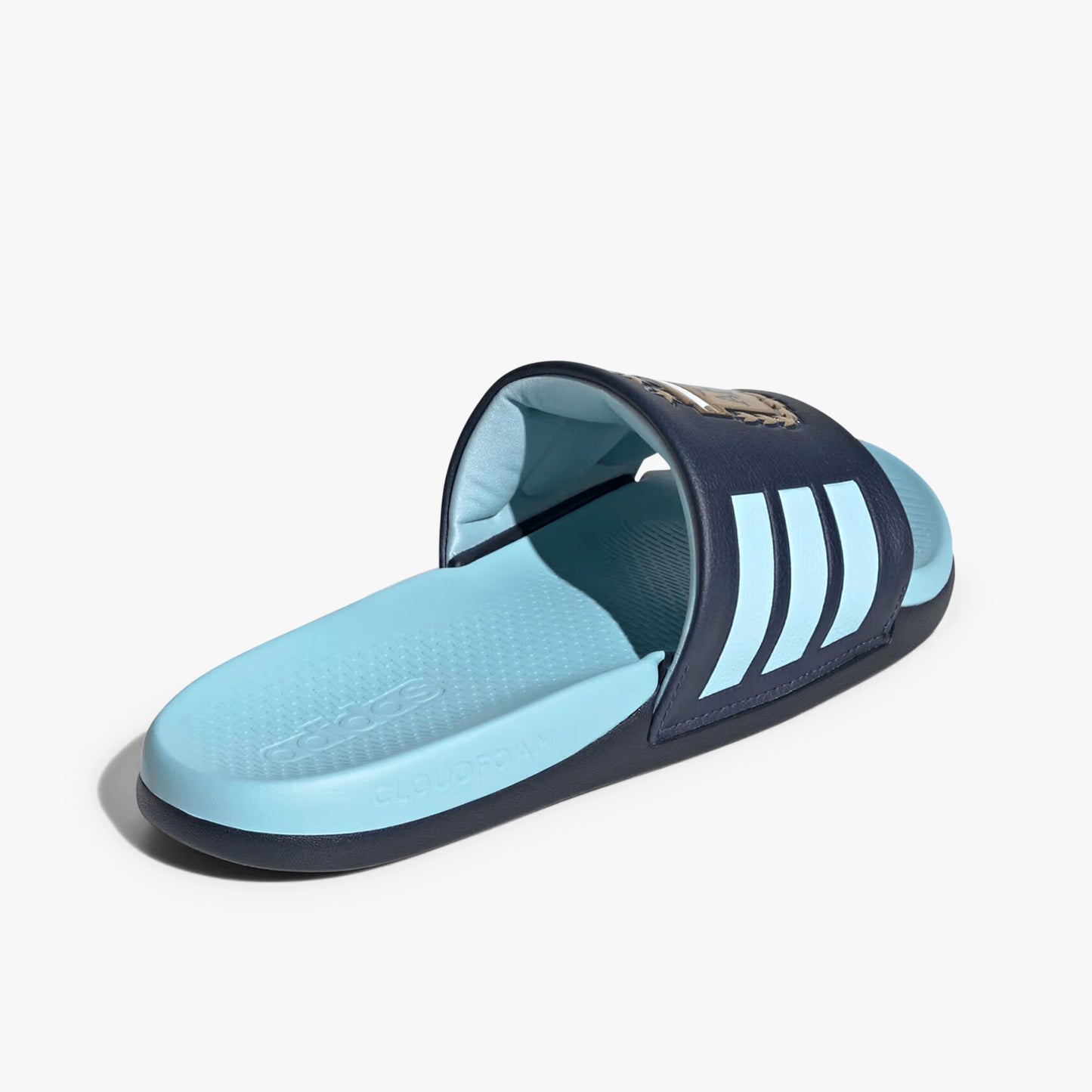 
                  
                    Men's Adidas Adilette Comfort 2.0 Argentina Slides - 'Night Navy / Dark Football Gold / Icey Blue'
                  
                