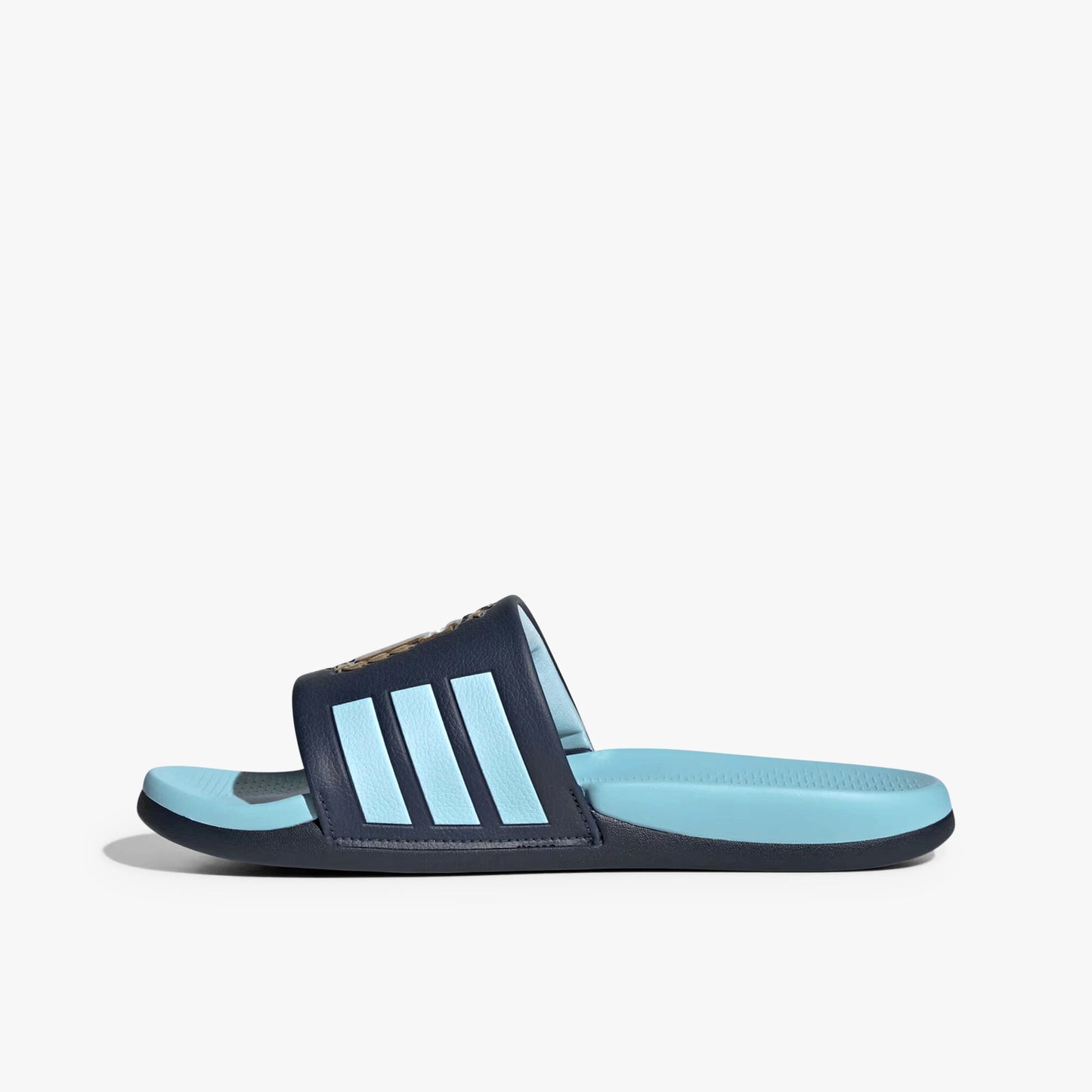 
                  
                    Men's Adidas Adilette Comfort 2.0 Argentina Slides - 'Night Navy / Dark Football Gold / Icey Blue'
                  
                