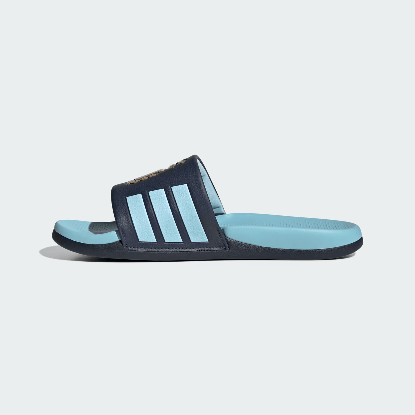 
                  
                    Men's Adidas Adilette Comfort 2.0 Argentina Slides - 'Night Navy / Dark Football Gold / Icey Blue'
                  
                