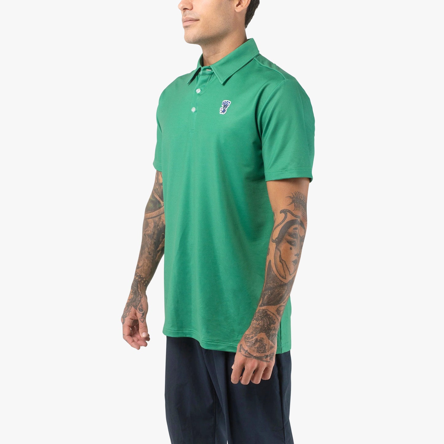 
                  
                    Men's Vast Aqua Terra Formosa Bear Polo - Green
                  
                
